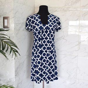 24/7 Comfort Apparel Blue Short Sleeve Dress